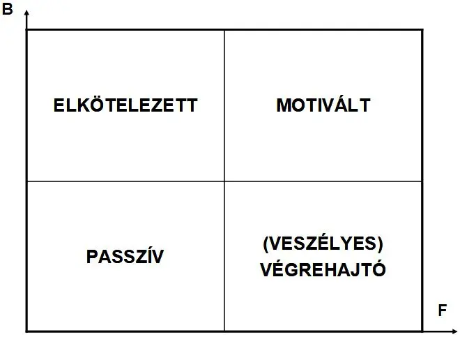 Mátrix diagram a bevonásra és felhatalmazásra