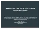 A lecke vezetőknek prezentáció címlapja Cimlap a Lecke vezetőknek c. íráshoz