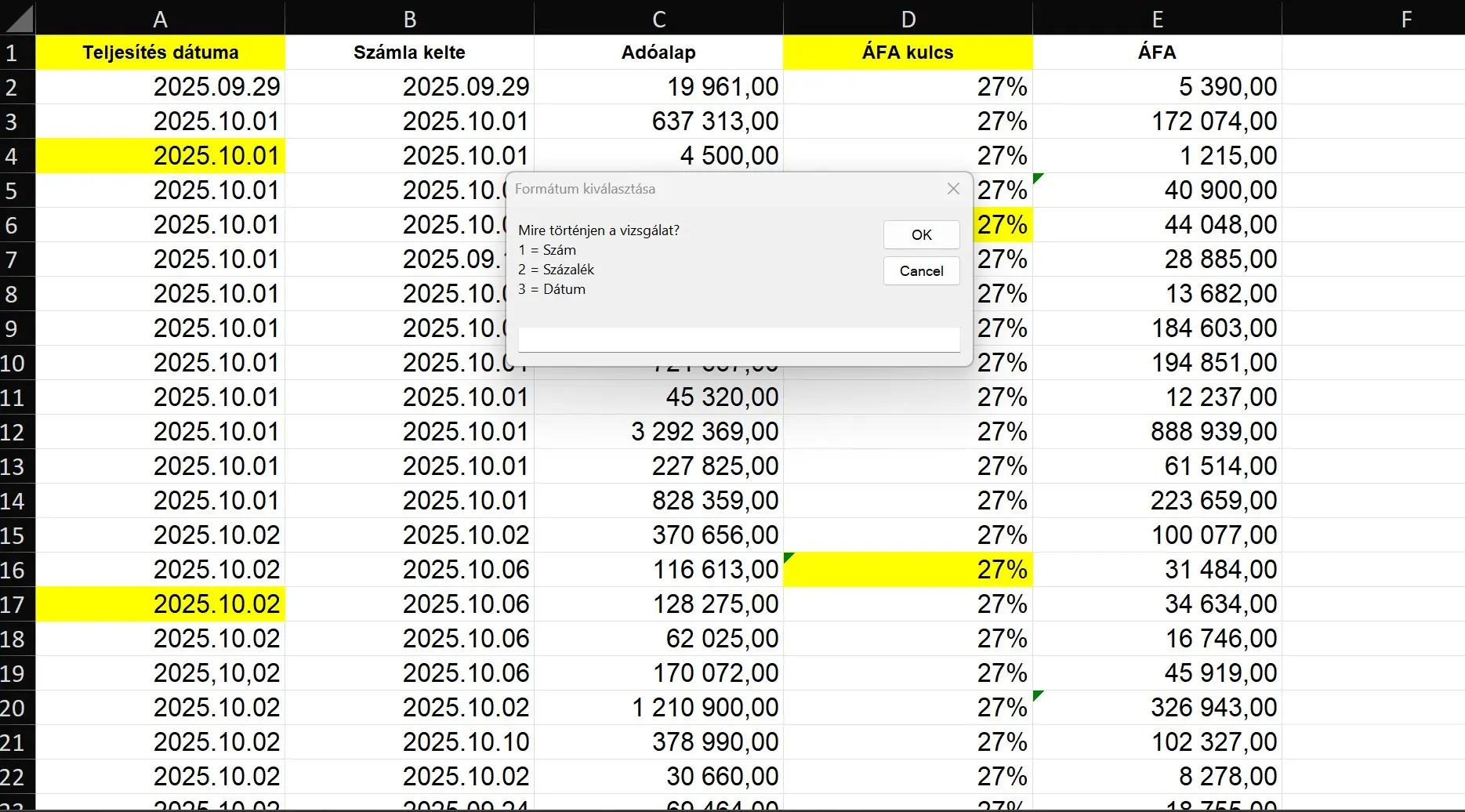 Excel táblázat adattisztító VBA program